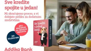 Addiko pojednostavljuje proces zatvaranja kredita: Spojite sve kredite u jedan uz mogućnost dodatnih sredstava