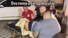 „Srbi jesu nebeski narod“: Hitna pomoć spasava čovjeka nasred sale, a gosti "grme" Šabanov hit (VIDEO)