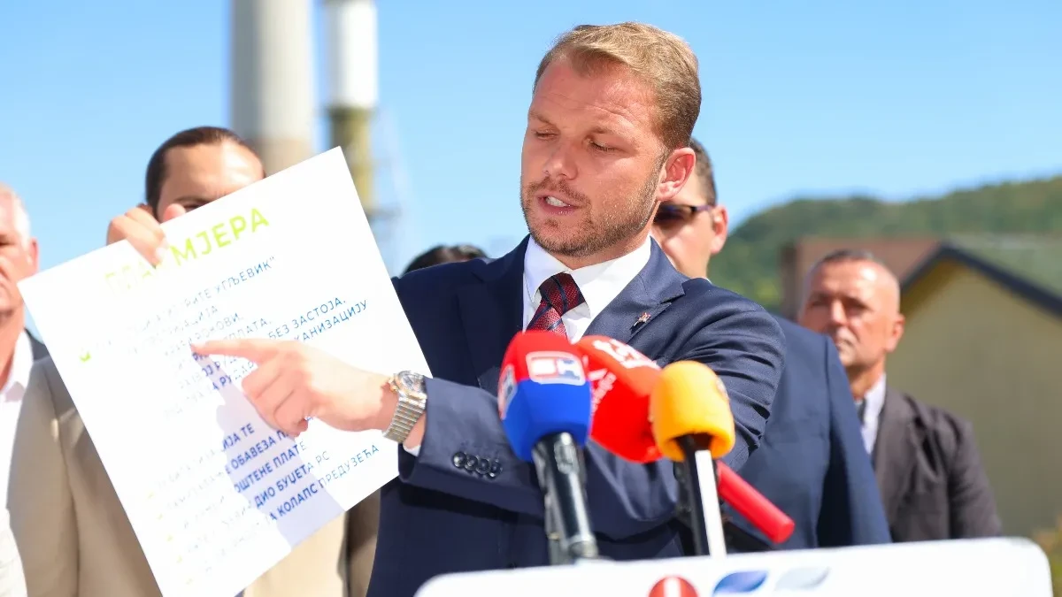 Stanivuković poručio da RiTE Ugljevik ne smije završiti u rukama tajkuna