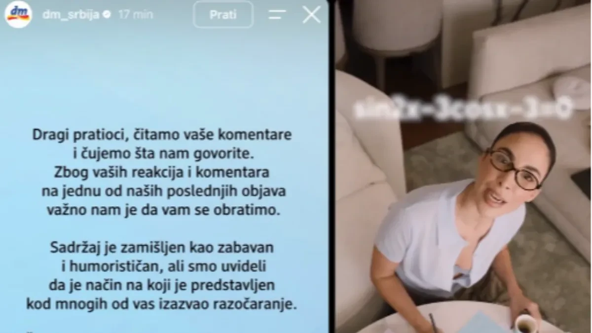 DM uklonio reklamu sa influenserkom: Matematika nije potrebna ljudima ali dubok dekolte jeste 