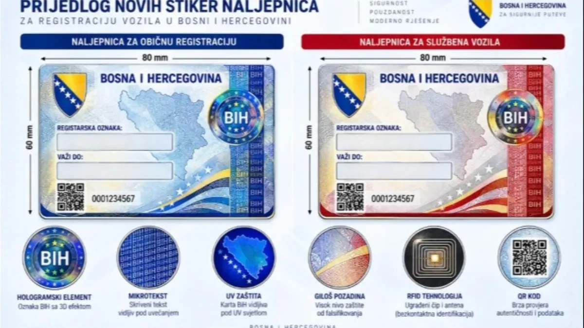 Stižu novine za vozače u BiH: Kartice sa čipom, nove naljepnice