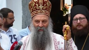 Patrijarh srpski Porfirije u Palama