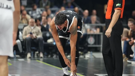 Partizan ostao bez važnog igrača: Zbog povrede pauzira najmanje četiri sedmice