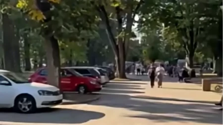 Šetalište pretvoreno u parking: Automobili zauzeli prostor za pješake u Parku Mladen Stojanović
