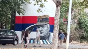 Oslikan mural generala Mladića