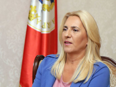 REPUBLIKA SRPSKA: Željka Cvijanović u Doboju na dočeku patrijarha