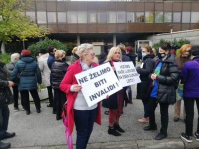 SARAJEVO: Održani mirni protesti oboljelih od reumatskih bolesti