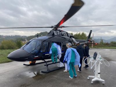 POVRIJEĐENO LICE IZ BANJALUKE helikopterom transportovano u Beograd