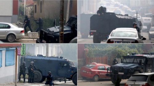 (UŽIVO) HAOS U KOSOVSKOJ MITROVICI ROSU gađaju narod šok bombama, povrijeđeno na desetine Srba, Vučić se uputio u Rašku (FOTO/VIDEO)