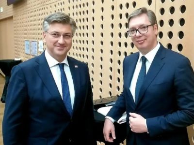 Vučić sa Plenkovićem: Odnosi moraju da budu bolji