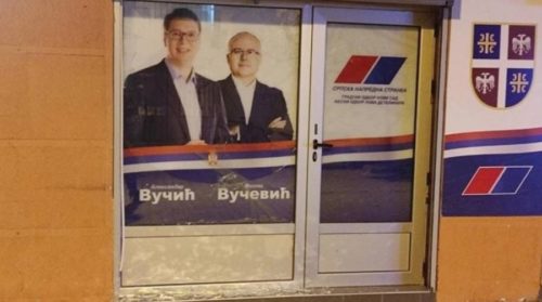 OGLASIO SE SNS: Prošlo je vrijeme kada se vandalizmom dolazilo na vlast u Srbiji