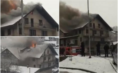 DRAMA U ZENICI Gori krov kuće, okolo suklja crn dim! (VIDEO)