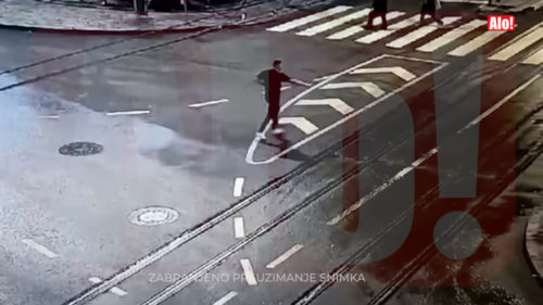 EKSKLUZIVNI SNIMCI SA KAMERA! Matej Periš trčao preko raskrsnice, zaustavljao taksi, ušao u Savu i plivao… (FOTO/VIDEO)