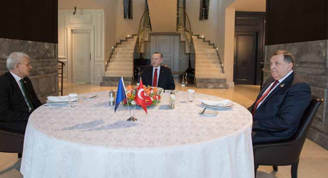 sastanak u Antaliji Dodik, Erdogan i Džaferović