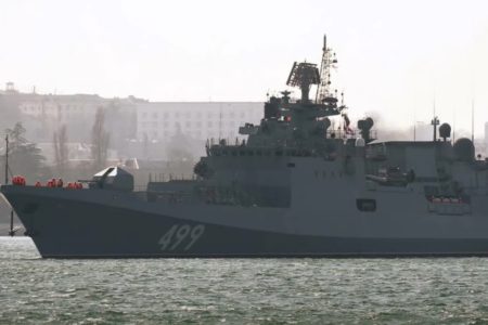 CRNOMORSKA FLOTA RUSIJE DOBIJA POJAČANJE Admiral Makarov preuzima vodeću perjanicu