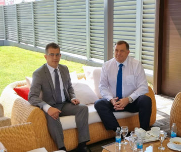 Milorad Dodik sa ambasadorom BiH u Kanadi