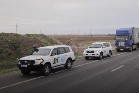 UJEDINJENE NACIJE ISPORUČILE NOVU POMOĆ U UKRAJINU 12 kamiona došlo u Kramatorsku i Slovjansku
