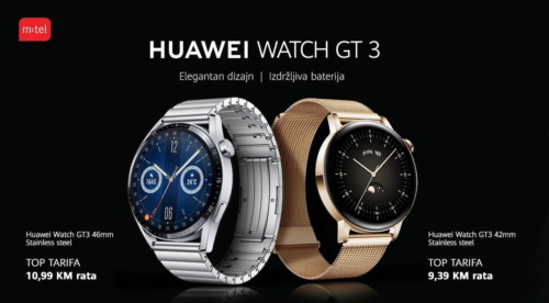 ELEGANTNI DIZAJN I IZDRŽLJIVA BATERIJA Odaberite Huawei GT Watch GT3 uz Pretplata Top tarifu