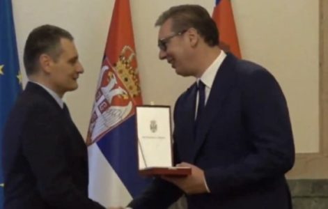 VELIKO PRIZNANJE Predsjednik Srbije Aleksandar Vučić uručio Sretenjski orden Zoranu Terziću