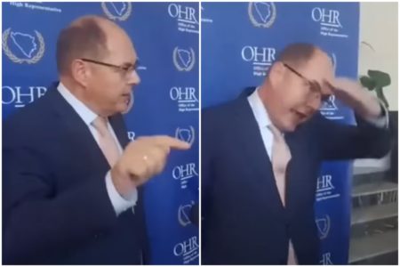 ŠMIT BIJESAN KAO FURIJA Prijetio prstom i urlao pred novinarima, izgubio kontrolu zbog bh. političara (VIDEO)