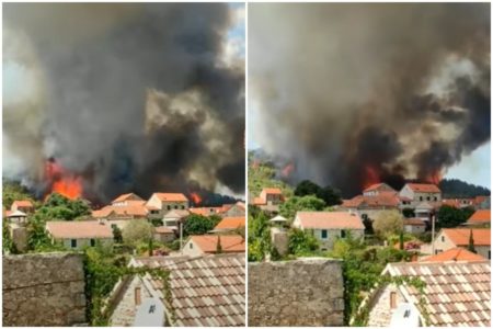 Ogroman požar na Hvaru, jedna osoba poginula