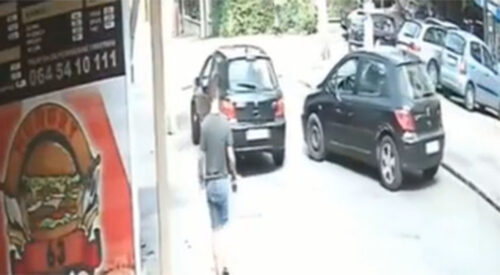 ŠOKANTAN VIDEO IZ BEOGRADA Automobil bez vozača izazvao udes