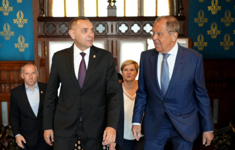 ALEKSANDAR VULIN DANAS U MOSKVI Srpski ministar unutrašnjih poslova sastao se sa Sergejem Lavrovom (FOTO/VIDEO)