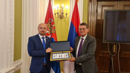 PETKOVIĆ U BEOGRADU SA VEROLJUBOM ARSIĆEM Još jednom potvrđena sjajna saradnja između Srbije i Srpske