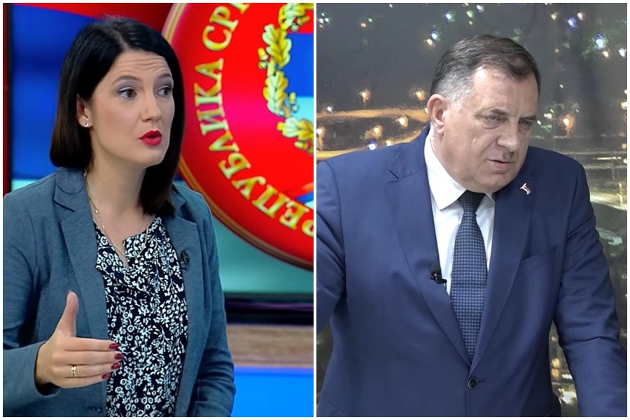 Milorad Dodik i Jelena Trivić