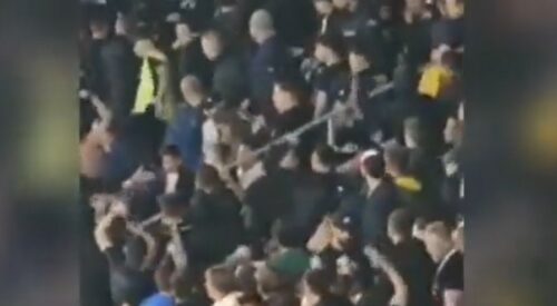NEREDI U BUKUREŠTU Policija razdvajala navijače Rumunije i BiH (VIDEO)