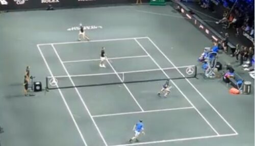 OVO VIDITE SAD, PA VIŠE NIKADA! Velikani tenisa odigrali dublove, jedan poen oduševio London (VIDEO)