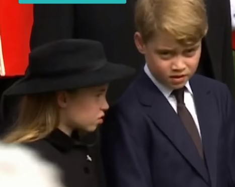 Mala princeza Šarlot se rasplakala na kraljičinom sprovodu