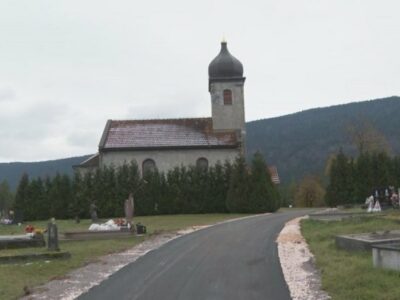 Asfaltiran put do hrama Preobraženja Gospodnjeg u selu Kolunić (VIDEO)