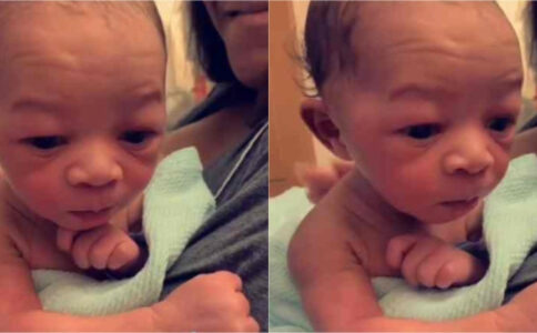 PRAVO MALO ČUDO Tek rođena beba sama drži glavu, o nevjerovatnom snimku priča cijeli svijet (VIDEO)