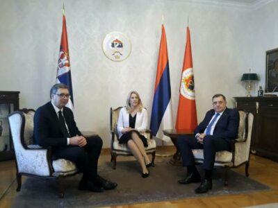 Dodik i Cvijanovićeva sutra sa Vučićem u Beogradu