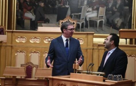 PREDSJEDNIK SRBIJE U POSJETI NORVEŠKOJ Aleksandar Vučić se sastao sa premijerom (FOTO)