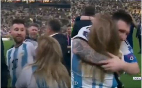 KO JE ŽENA SA PROSLAVE Svi su mislili da je Mesi zagrlio majku, argentinski mediji otkrili o kome je zapravo riječ (FOTO)