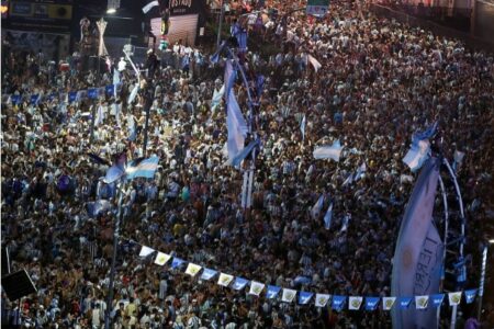 Argentina navijači slavlje