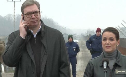 ZAJEDNIČKA BORBA PROTIV ILEGALNIH MIGRACIJA Vučić se sastao s mađarskom predsjednicom na granici