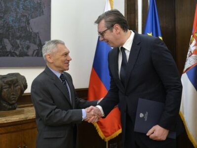 Putin uputio čestitku Vučiću povodom Dana državnosti