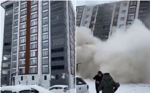 GRAĐEVINE PADAJU KAO KULE OD KARATA Zamljotres u Turskoj uništio novu zgradu za par sekundi (VIDEO)