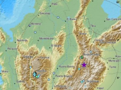 Јak zemljotres pogodio Kolumbiju