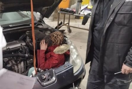NEVJEROVATNA SCENA NA GRANIČNOM PRELAZU GRADINA Vozač sakrio ženu u haubi automobila