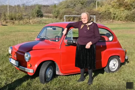 VINKA ODUŠEVILA REGION Baka u 80. godini vozi Fiću kao Šumaher (FOTO/VIDEO)