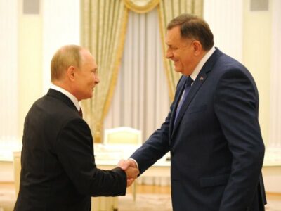 OGROMNO PRIZNANJE ZA PREDSJEDNIKA SRPSKE Putin odlikovao Dodika Ordenom Aleksandra Nevskog