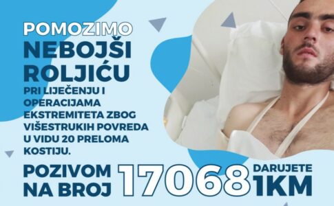 TELEFONE U RUKE Nebojši Roljiću (25) potrebna naša pomoć: Pozivom na broj 17068 donirate 1 KM za njegovo liječenje (FOTO)