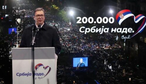 POSLATA JE SNAŽNA PORUKA! Vučić posebno zahvalio ovim učesnicima skupa „Srbija nade“