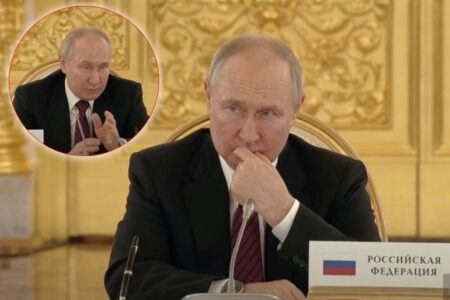 POMIRIO DVA ZAKLETA NEPRIJATELJA Lideri Azerbejdžana i Jermenije se posvađali pred Putinom, ruski predsjednik morao „uskočiti“ pa ih jednom rečenicom ućutkao (VIDEO)