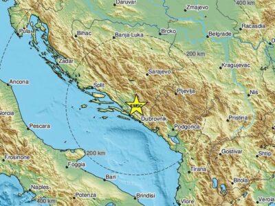 ZATRESLO SE U HERCEGOVINI Epicentar zemljotresa 3,3 stepena rihtera u regionu Berkovića
