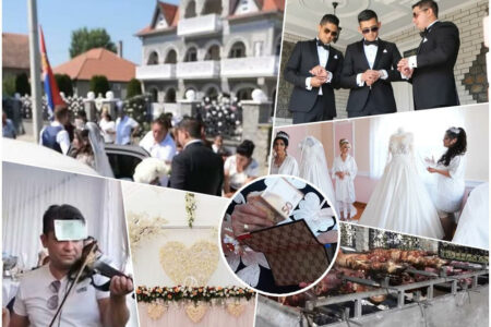 SVADBA OD MILION EVRA Nevjerovatne scene sa vjenčanja u Srbiji: Bijesne mašine, pare lete na sve strane, a goste zabavljali muzički velikani (FOTO)